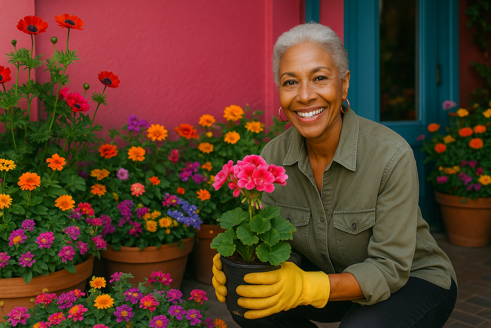 Francine Miller, owner of Fran's Flowers